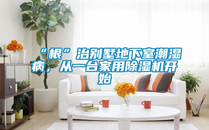 “根”治別墅地下室潮濕病,從一臺家用除濕機開始