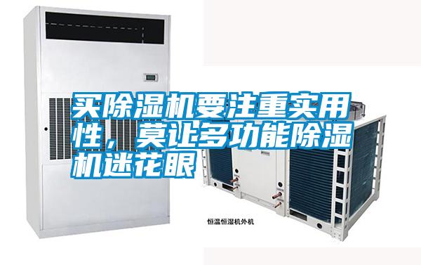 買除濕機(jī)要注重實用性,莫讓多功能除濕機(jī)迷花眼