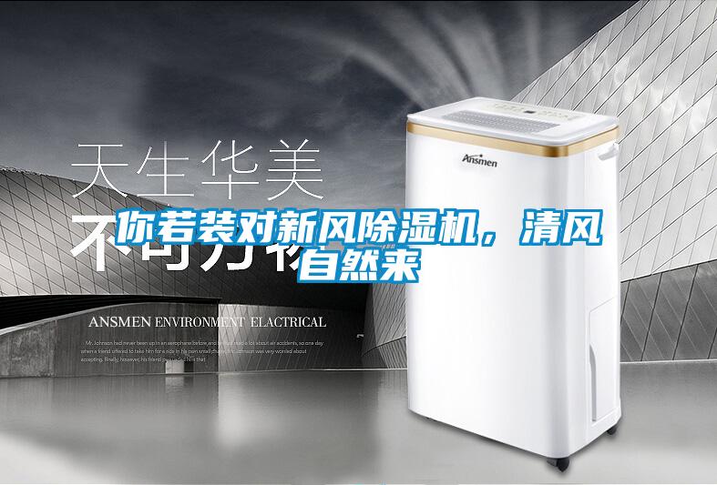 你若裝對新風除濕機,清風自然來