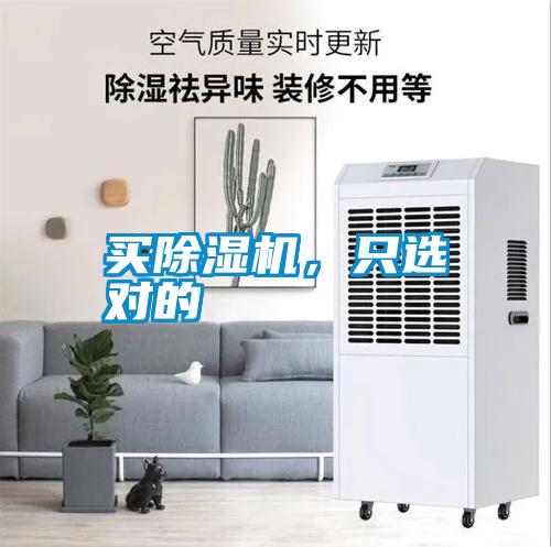 買除濕機，只選對的