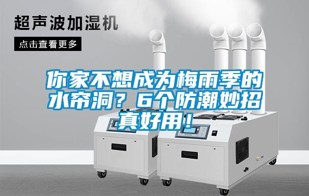 你家不想成為梅雨季的水簾洞?6個防潮妙招真好用!