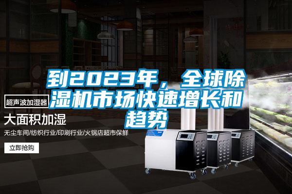 到2023年,全球除濕機市場快速增長和趨勢