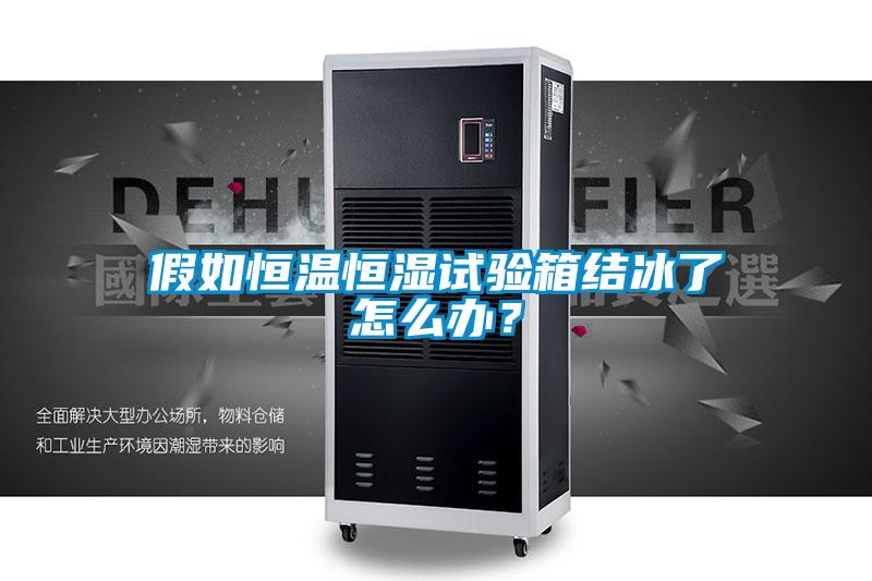 假如恒溫恒濕試驗箱結冰了怎么辦?