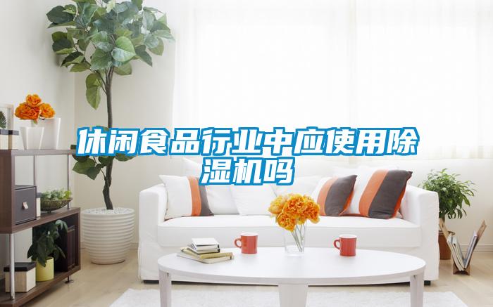 休閑食品行業中應使用除濕機嗎