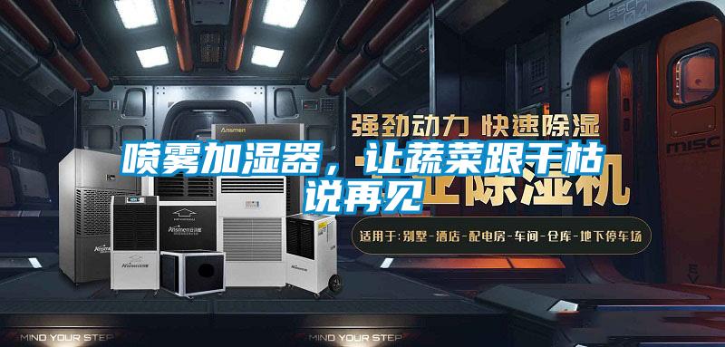 噴霧加濕器,讓蔬菜跟干枯說再見