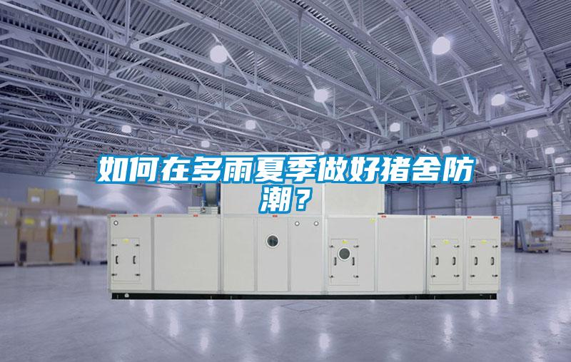 如何在多雨夏季做好豬舍防潮?