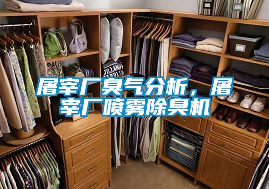 屠宰廠臭氣分析,屠宰廠噴霧除臭機