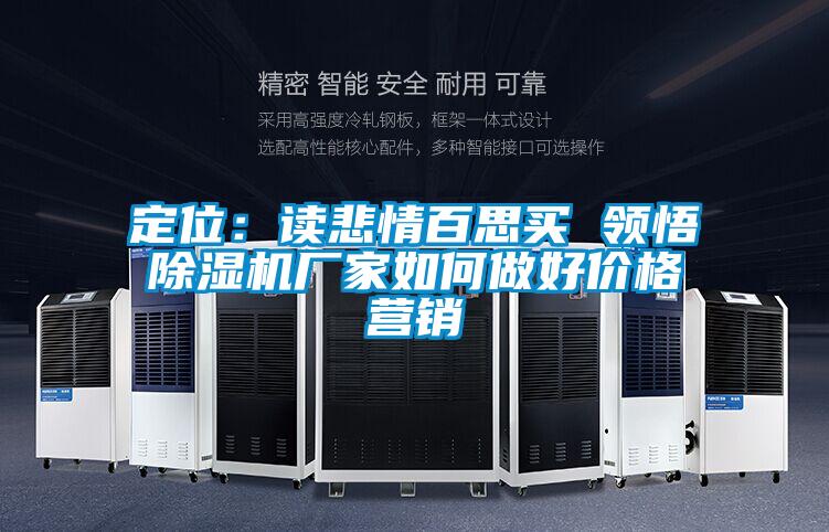 定位:讀悲情百思買 領悟除濕機廠家如何做好價格營銷