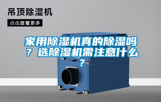 家用除濕機真的除濕嗎?選除濕機需注意什么?