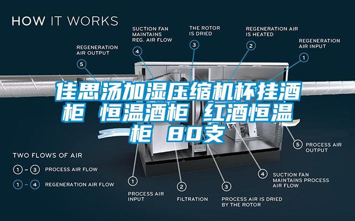 佳思湯加濕壓縮機杯掛酒柜 恒溫酒柜 紅酒恒溫柜 80支