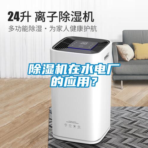 除濕機(jī)在水電廠的應(yīng)用?