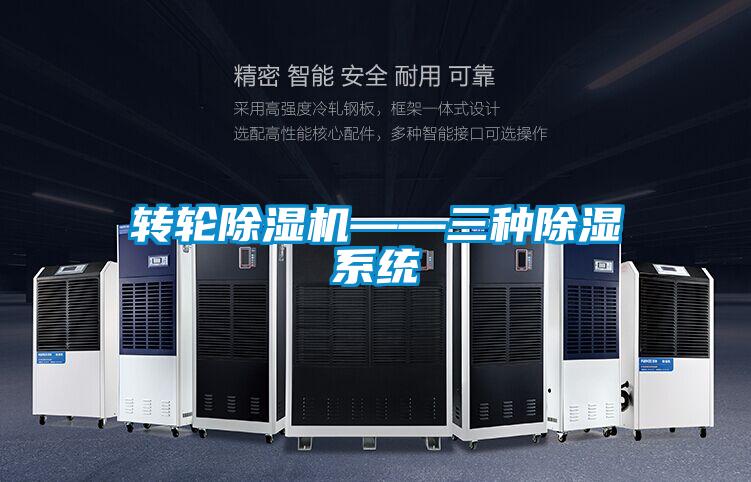轉輪除濕機——三種除濕系統