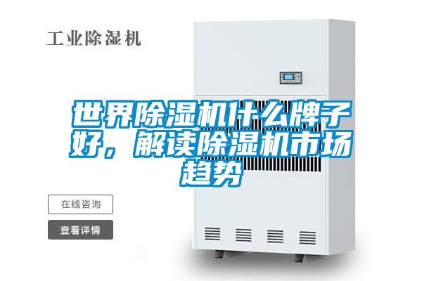 世界除濕機什么牌子好,解讀除濕機市場趨勢
