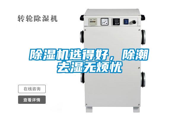 除濕機選得好,除潮去濕無煩憂