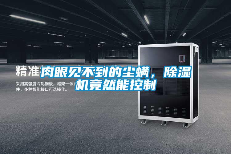 肉眼見不到的塵螨,除濕機竟然能控制