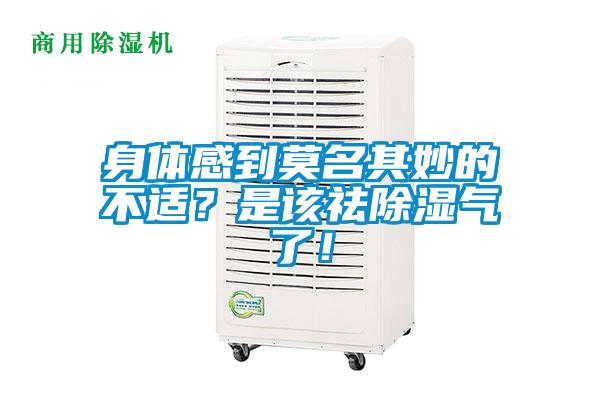 身體感到莫名其妙的不適?是該祛除濕氣了!