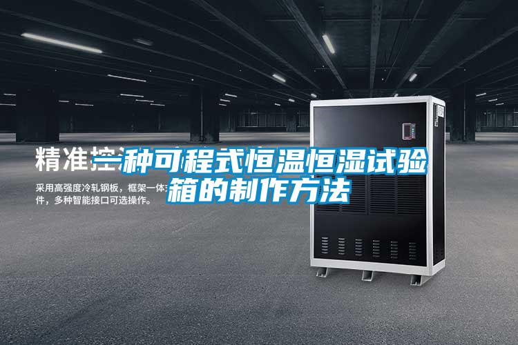 一種可程式恒溫恒濕試驗箱的制作方法