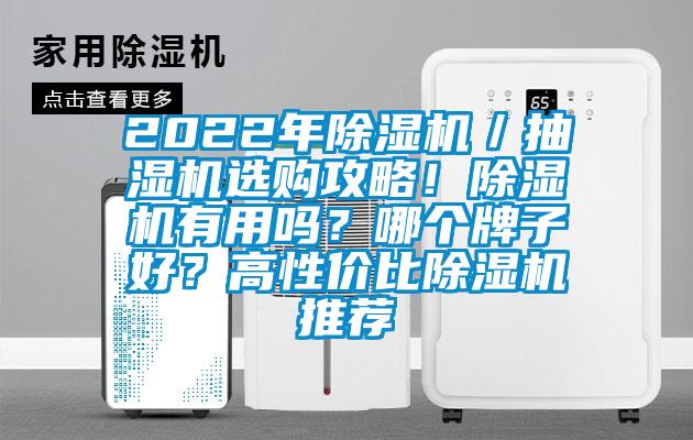 2022年除濕機/抽濕機選購攻略!除濕機有用嗎?哪個牌子好?高性價比除濕機推薦