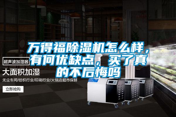 萬得福除濕機怎么樣,有何優缺點,買了真的不后悔嗎