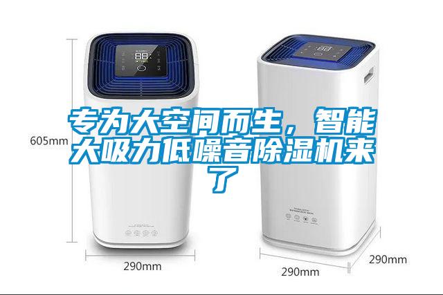 專為大空間而生,智能大吸力低噪音除濕機來了