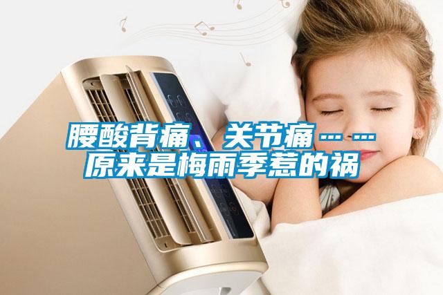 腰酸背痛、關節痛……原來是梅雨季惹的禍