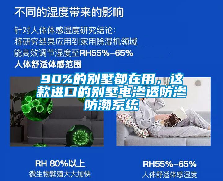 90%的別墅都在用，這款進口的別墅電滲透防滲防潮系統