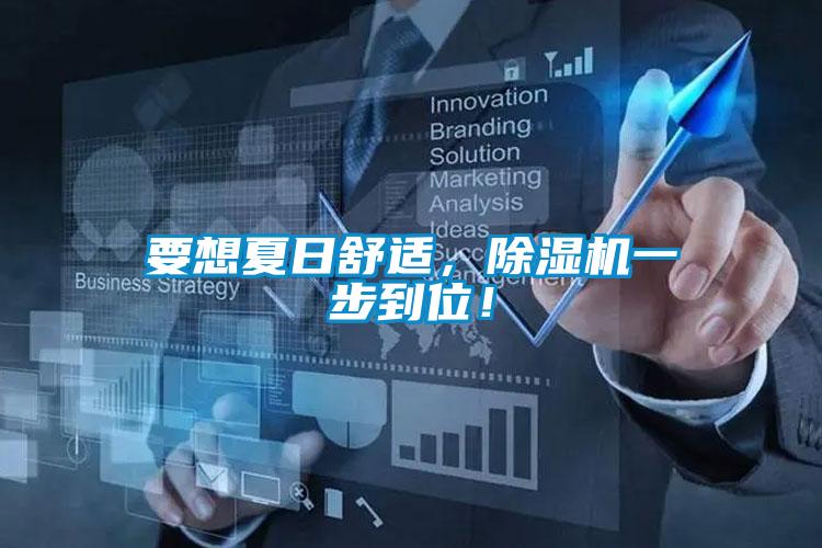 要想夏日舒適,除濕機一步到位!