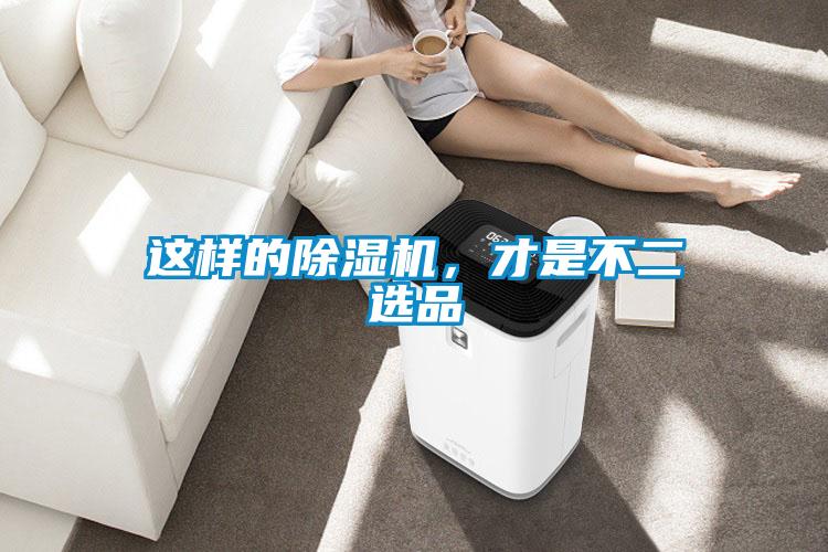 這樣的除濕機,才是不二選品