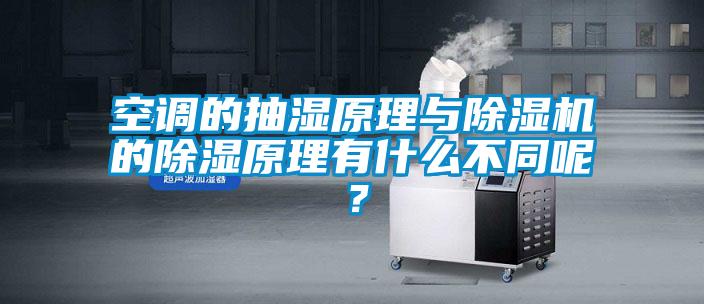 空調的抽濕原理與除濕機的除濕原理有什么不同呢?