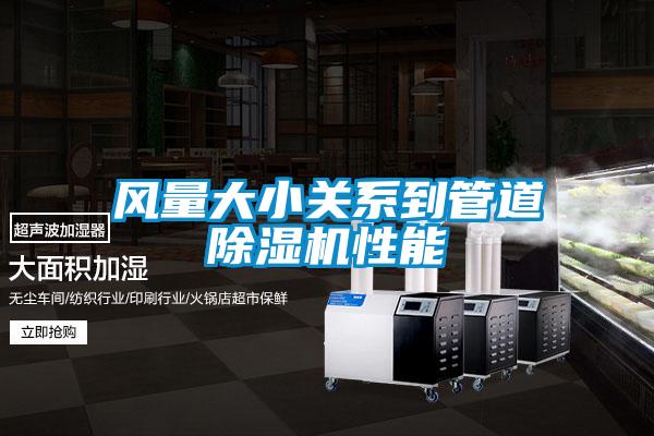 風量大小關系到管道除濕機性能