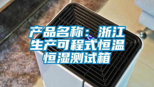 產(chǎn)品名稱(chēng):浙江生產(chǎn)可程式恒溫恒濕測(cè)試箱