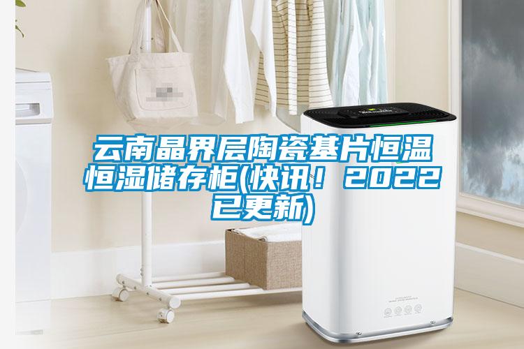 云南晶界層陶瓷基片恒溫恒濕儲存柜(快訊！2022已更新)