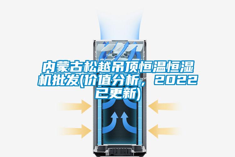 內蒙古松越吊頂恒溫恒濕機批發(價值分析,2022已更新)