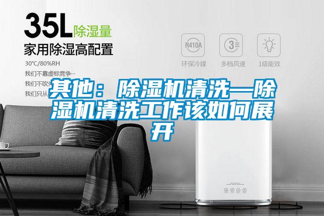 其他:除濕機清洗—除濕機清洗工作該如何展開