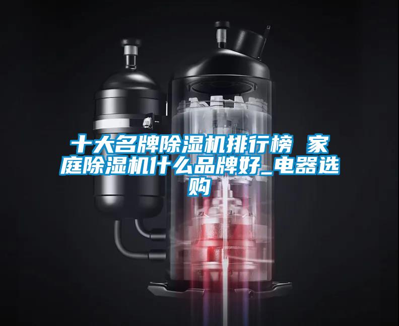 十大名牌除濕機(jī)排行榜 家庭除濕機(jī)什么品牌好_電器選購(gòu)