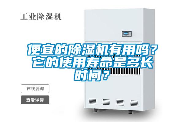 便宜的除濕機有用嗎?它的使用壽命是多長時間?