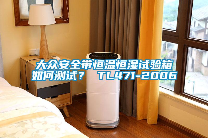 大眾安全帶恒溫恒濕試驗箱如何測試？ TL471-2006