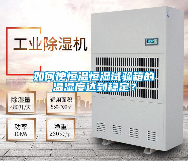 如何使恒溫恒濕試驗箱的溫濕度達到穩定?