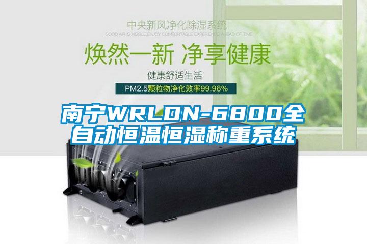 南寧WRLDN-6800全自動恒溫恒濕稱重系統