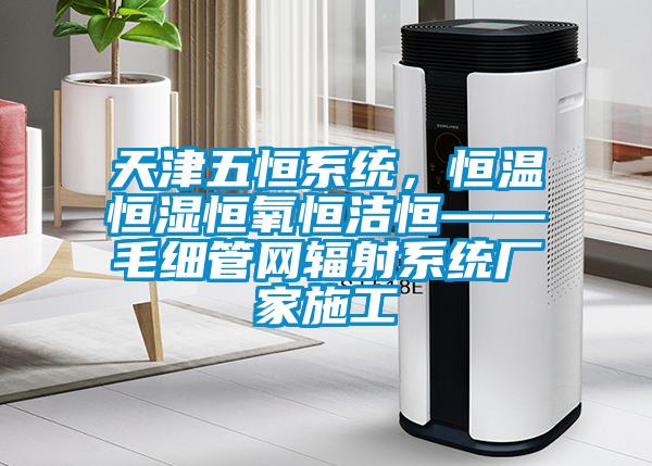天津五恒系統,恒溫恒濕恒氧恒潔恒——毛細管網輻射系統廠家施工
