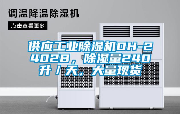 供應工業除濕機DH-2402B,除濕量240升/天,大量現貨