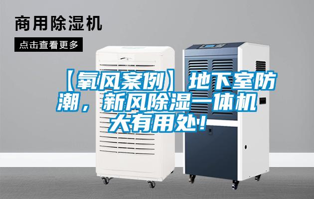 【氧風案例】地下室防潮,新風除濕一體機大有用處!