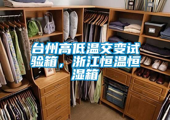 臺州高低溫交變試驗箱,浙江恒溫恒濕箱