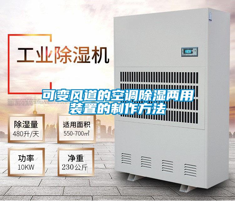 可變風道的空調除濕兩用裝置的制作方法