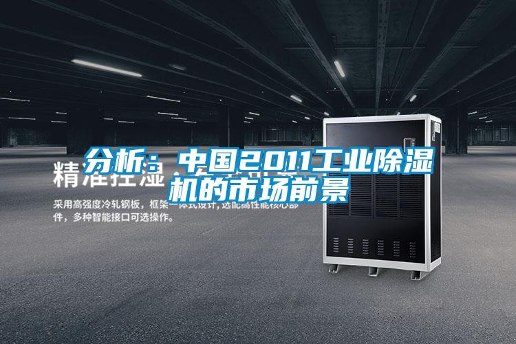 分析:中國2011工業除濕機的市場前景