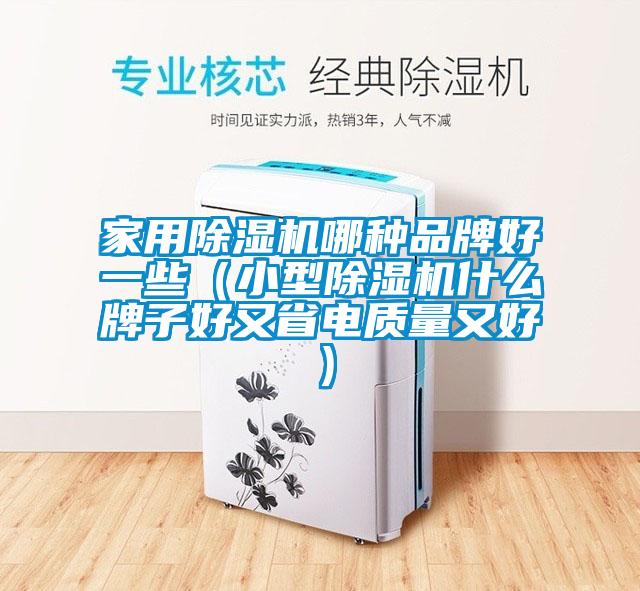 家用除濕機哪種品牌好一些(小型除濕機什么牌子好又省電質量又好)