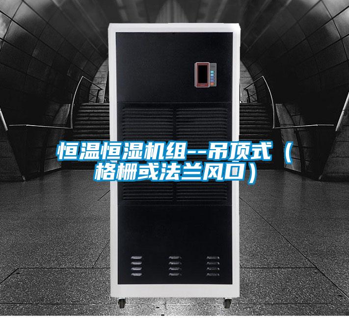 恒溫恒濕機(jī)組--吊頂式(格柵或法蘭風(fēng)口)