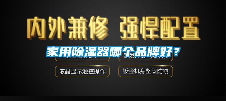 家用除濕器哪個品牌好?