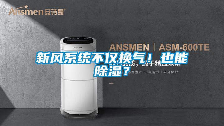 新風系統(tǒng)不僅換氣！也能除濕？
