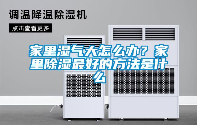 家里濕氣大怎么辦?家里除濕最好的方法是什么